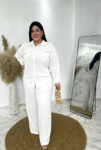 Sets de camisa manga larga y pant plussize