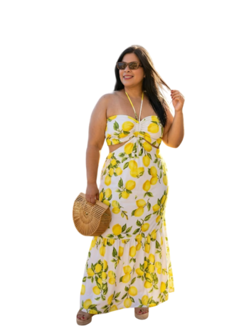 Vestido estampado playeros